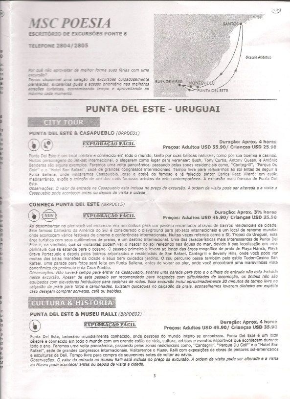 MSC Poesia - Passeio